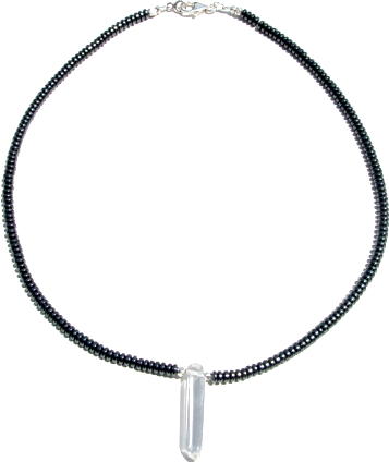Hematite Quartz Necklace