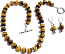 Tiger Eye Necklace with mix Stones