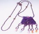 Purple Mini Amulet Bag