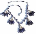 Iolite And Silver Necklace