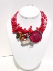 MOP and Coral Necklace N_S32323_325072     $458.00