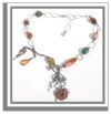 wirewrapped gemstone necklace N_WGN32906         $95.00