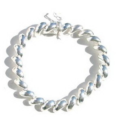 Sterling Silver Bracelet.JPG B_SSLK092706        $45.00