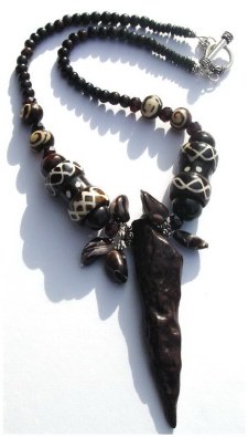 Organic Fossill Walrus Ivory  Necklace.jpg