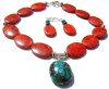 Handcrafted Coral Necklace Set