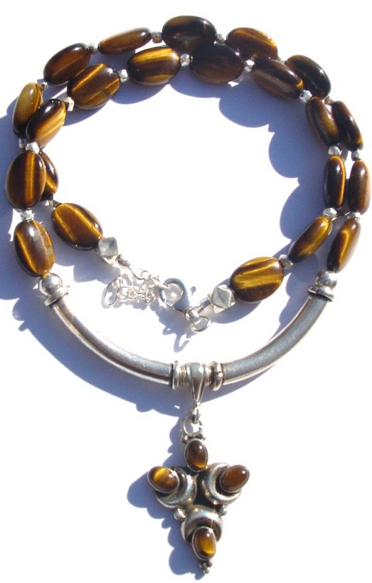 Tigereye Pendant Necklace