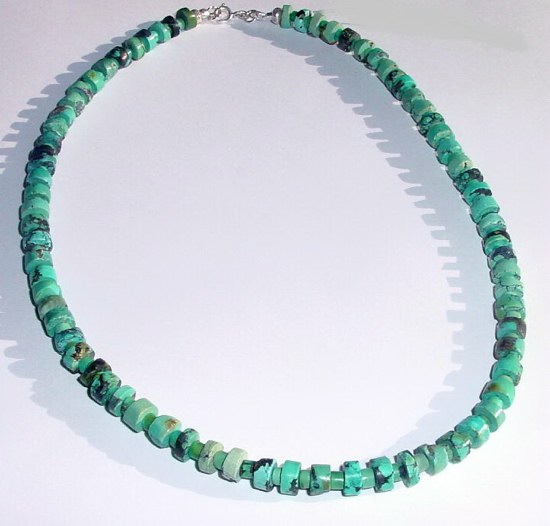 Men's  Natural Turquoise Necklace MN - TURQ22612  $75.00