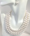 Genuine Swarovski Cream Pearls Necklace