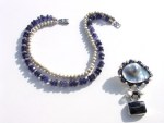 Iolite and Pearls