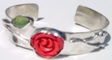 Rose Cuff Bracelet