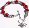 Carnelian and Silver Bracelet  B_CRN415054    $59.00