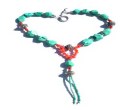 Turquoise and Coral Chips Necklace