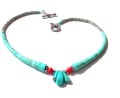 Turquoise Heishe Necklace 