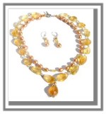 Citrine and Pearls N_CPN32806  $138.00 