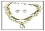 Lemon Quartz and Pearls Necklace N_LQP33006           $138.00