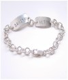 personalized Sterling Silver Link Name Bracelet  PNB-LINK124071        $59.00 