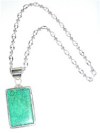 Modern Turquoise Pendant .925 Sterling Silver  P_MTPSS13007              $125.00