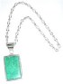 Modern Turquoise Pendant .925 Sterling Silver  P_MTPSS13007              $125.00
