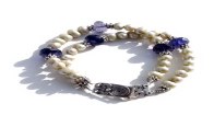 Iolite and Pearls Bracelet