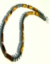 Men's Tigereye, Hematite & 
Sterling Silver Necklace
