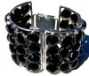 OnyxSterling Silver Cuff Bracelet 