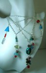 Sterling Silver Mix Turquoise Necklace